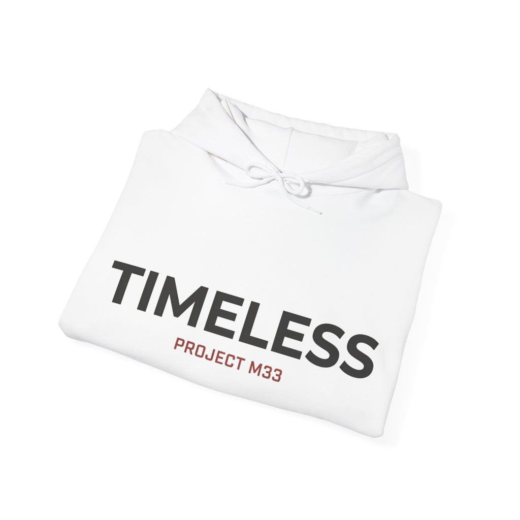 Timeless Project M33 Hoodie — Minimal Cityscape Graphic Hooded Sweatshirt